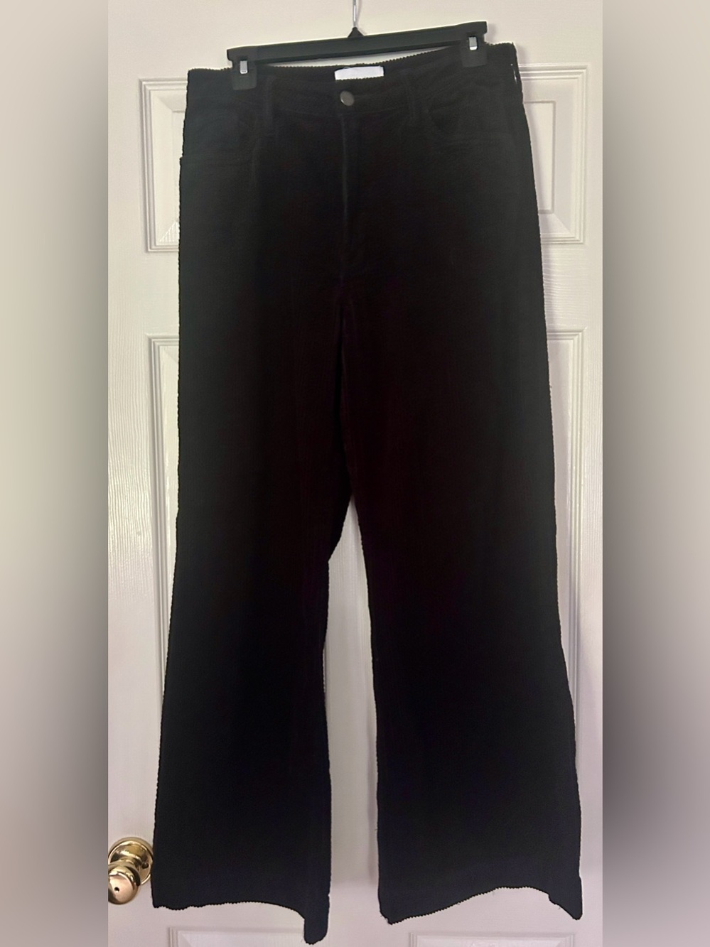 Dear John “Fiona” Black Wide Leg Pants